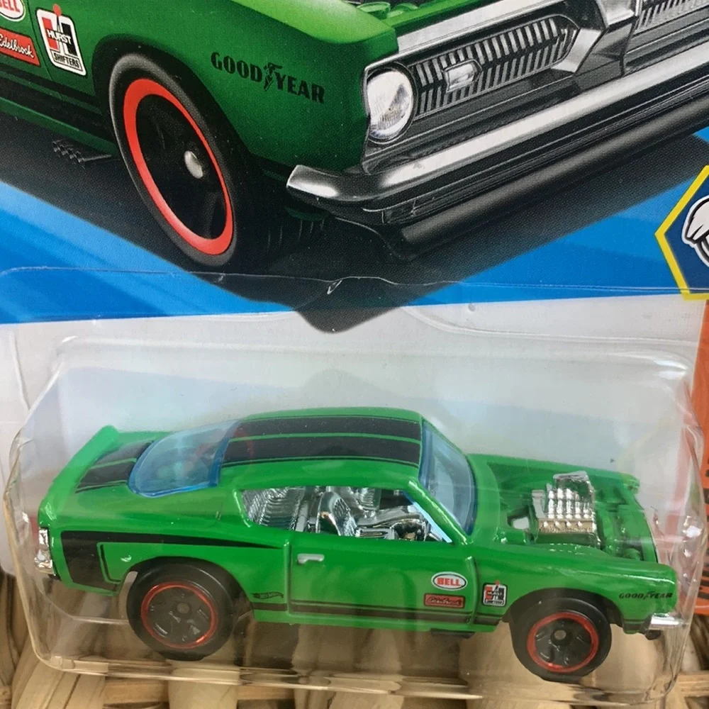King Kuda Hot Wheels Green Muscle Car Plymouth Barracuda Hotwheels Sport 2025 🆕